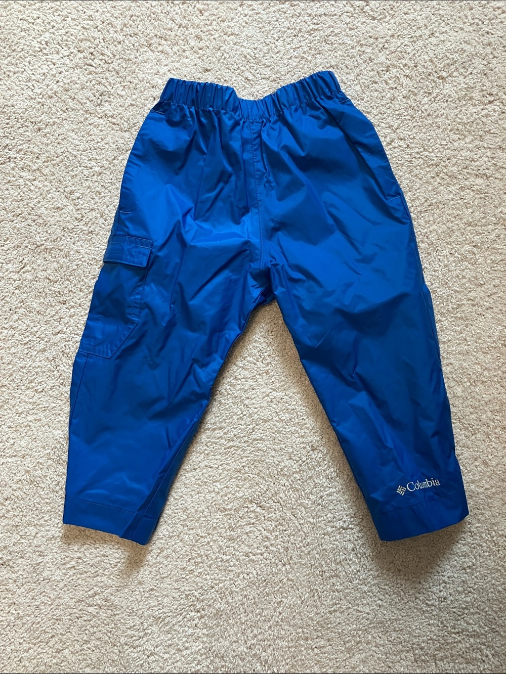 Columbia Kids Waterproof Rain Pants, Blue, 2T